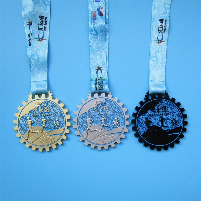 Ocenění maratonu provozující medailina vlastní kovové sportovní medaili