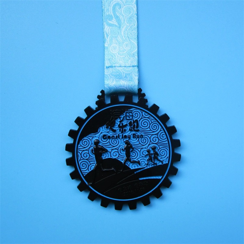 Ocenění maratonu provozující medailina vlastní kovové sportovní medaili