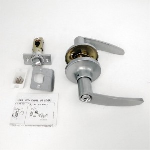 7302 Privační dveře s odnímatelnou západkovou deskou, všechny kovové zámky páky dveří pro ložnici a koupelnu