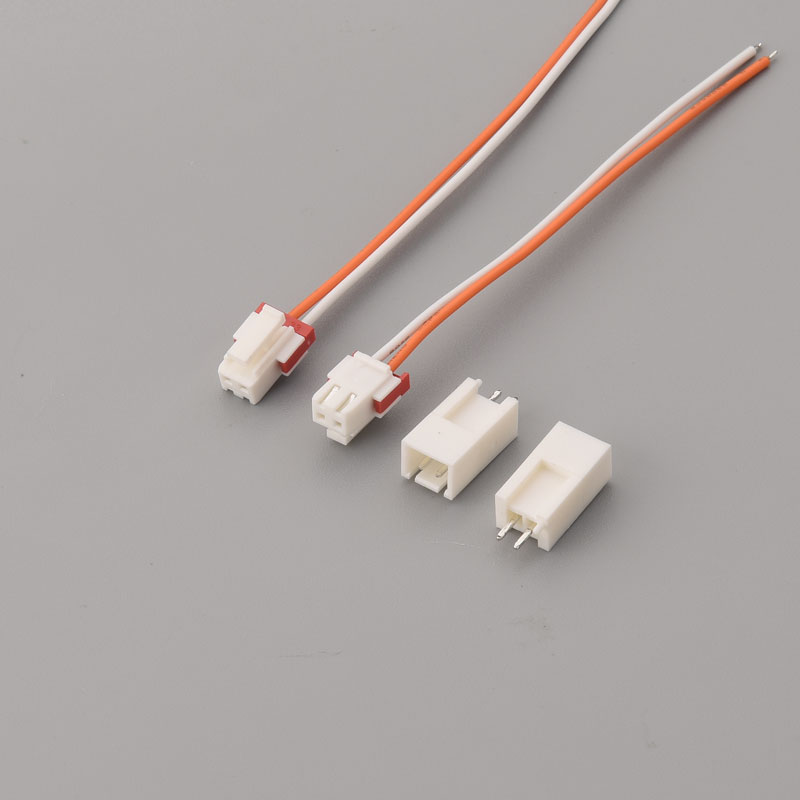Yeonho SMH250-02 2,54 mm Pitch Sam a ženské zadek LED LED Light Bar Wiring Connection Sestava sestavení se zámkem pro lampy