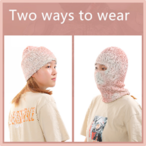 Termochromický pletený klobouk