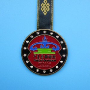 Ocenění Zlatá medaile Barevná smaltovací medailon přívěsek