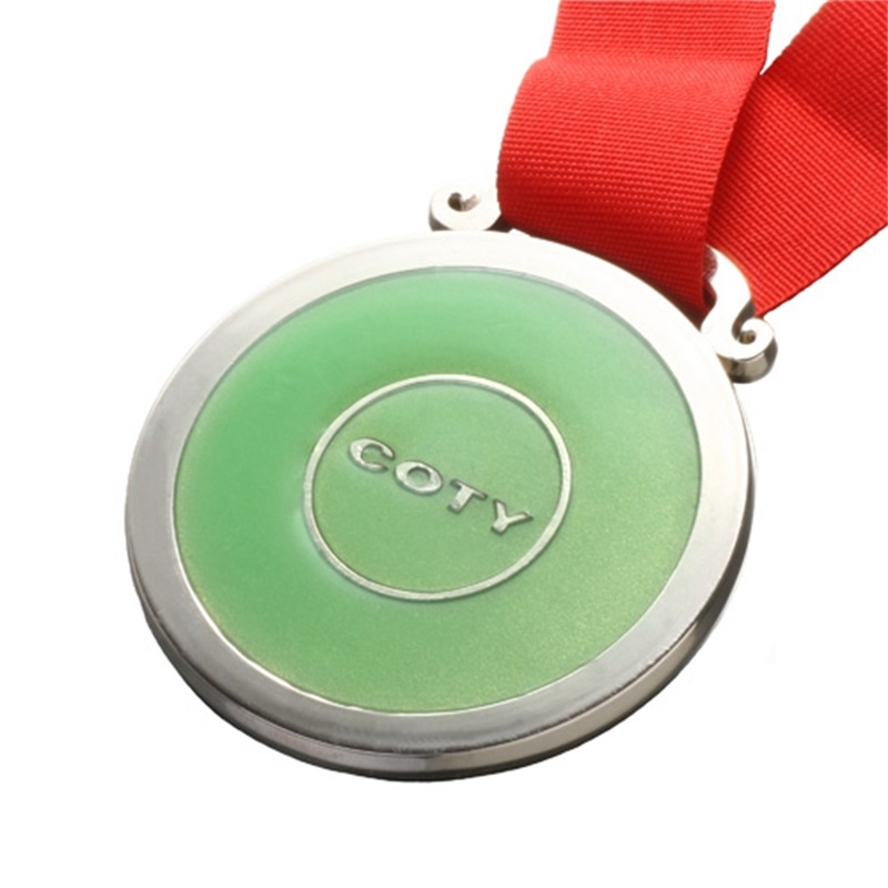 Růžový tisk běžící medaile pro ženy Custom Metal Sport Marathon Medaile s stuhou