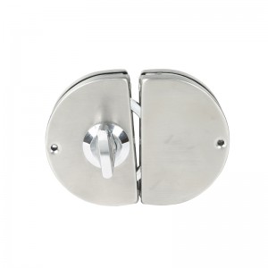 GDL001 201nerezová ocel Komerční odolný kovový chromový chromový skleněné dveře proti krádeži, zabezpečení dvojitého houpačky bezrážené posouvané brány zámku