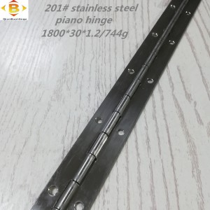 Standardní velikost dlouhý závěs 201#72 ‘\'*1.2 Piano závěs znerezové oceli Continuous řádek klavírní závěs