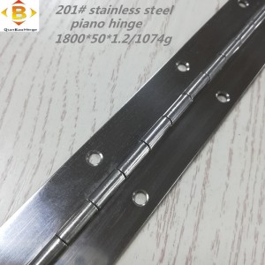 Standardní velikost dlouhý závěs 201#72 ‘\'*2 Piano závěs znerezové oceli Continuous Row Cabinet klavírní závěs