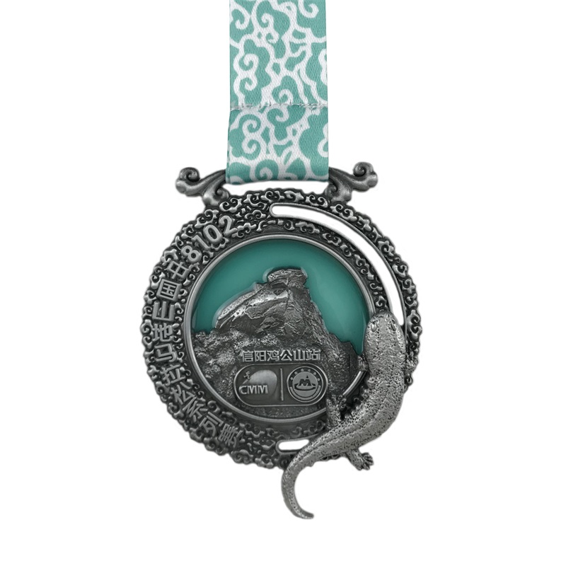 Perfektní design Vlastní logo 4d sportovní medaile a stuha pamětní medaile