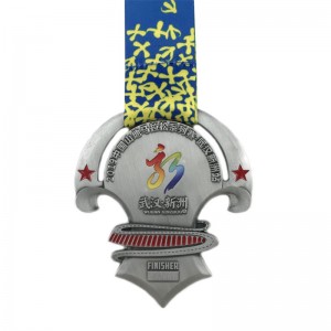 Perfektní design Antique Brass Gold Silver 4D Medaile Medaile Medaile Awards