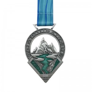 Perfektní design Antique Brass Gold Silver 4D Medaile Medaile Medaile Awards