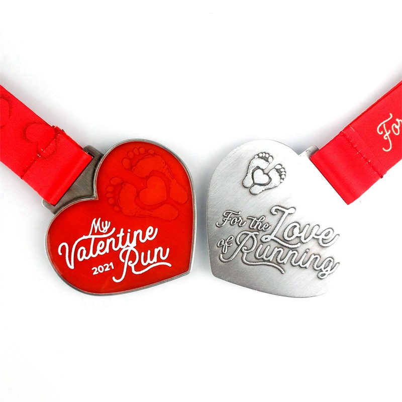 Perfektní dárkový průvodce pro Valentýna Love Love Holiday Shiny Run Medaile