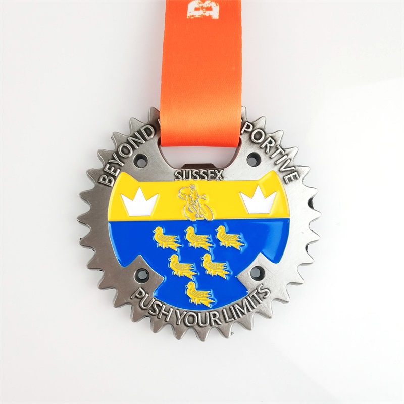 Pamětní medaile sportovní medaile a stuhy za běh