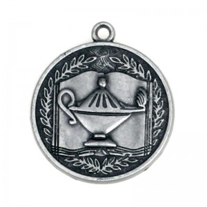 Starožitné mosazné pokovové medaile medaile