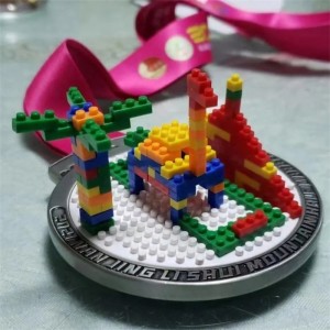 Sportovní medaile a stuhy pro plavání běhu volejbalu gymnastika