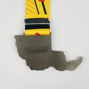 Výrobce medaile Gag Personalized Honor Awards Metal 3d Gold Medaile Map of City Medaile