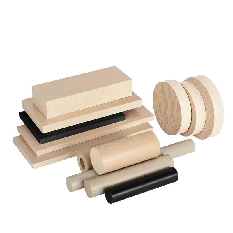 Přizpůsobené speciální plastové desky PVC Nylon Pledové tyče pom pom pom pom pomlčku Vysoce výkonná PFA peek 100% desková tyč