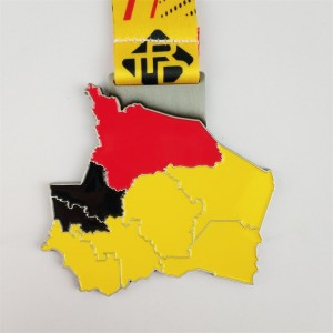 Laser Your Own Logo 3d Metal Award ODM Gold Silver and Bronze Medailel Gift