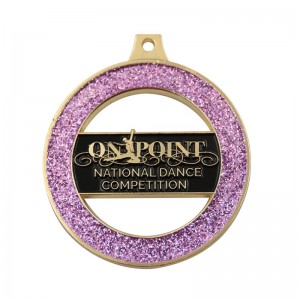 Vlastní medaile smaltovanou gymnastickou medaili