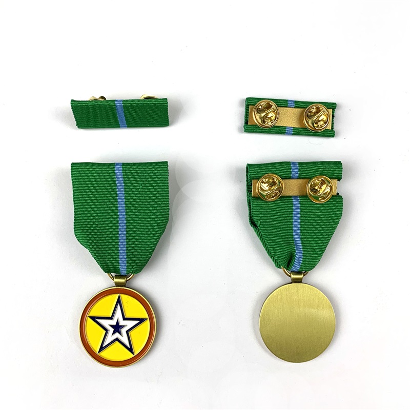 Custom Honor Medaile Vojenská kovová medaile čest pin