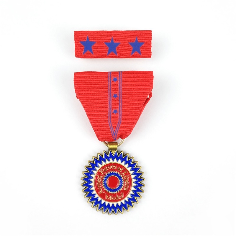 Custom Medalla Medallion Die Cast Metal Badge 3D Activity Medaile a ocenění medaile cti se stuhou