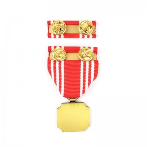 Hard smaltovaný pin medailon die lica metal odznak 3D aktivita medaile a ocenění cti medaile s krátkou stuhou