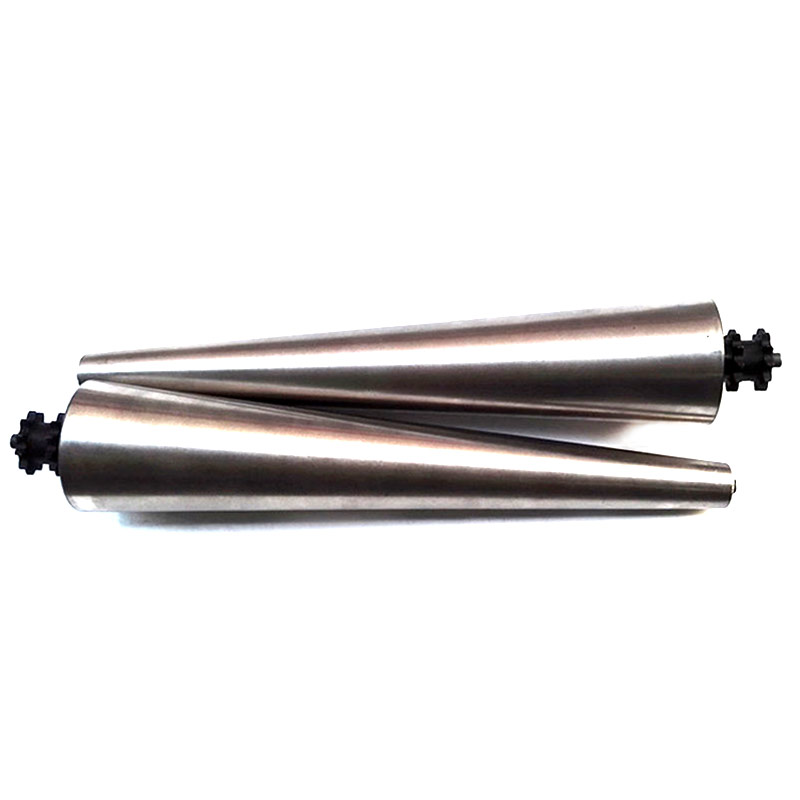 Kuželový kuželový válec zakřivený váleček Conical Electric Roller Plc Control Conical Smeeve Electric Roller