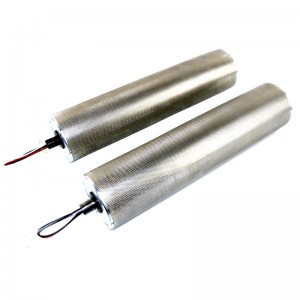 50/60 Miniaturní střídavý elektrický váleček AC Motor Motor Linenerezová válcová hřídel válcového dopravníku