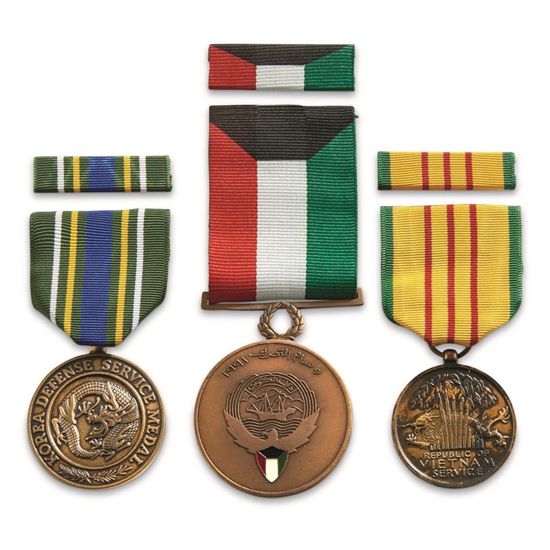 GAG velkoobchodní konkurenční zakázková cenu Medailon US Vojenská medaile s pruhovaným krátkým pásem baru