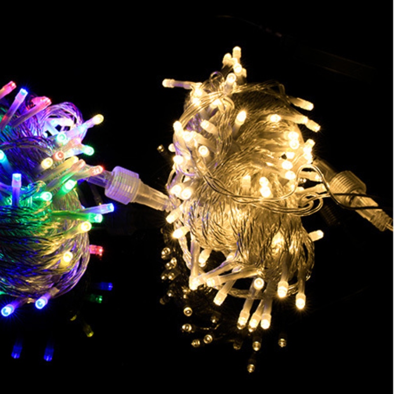 LED vánoční světla vodotěsná venkovní víla světlana vánočnínový rok svatební řetězec světla