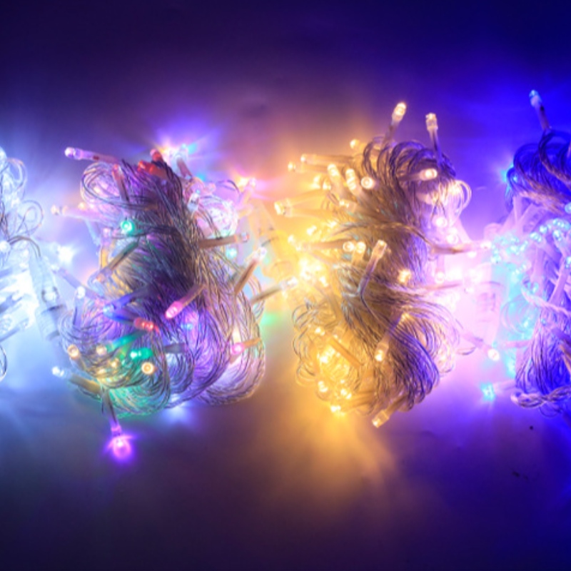Holiday Outdoor Garland Lighting svatební párty LED magická barva víla řetězec vánoční dekorace světla