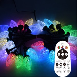 Smart C9 Strawberry Christmas Light Set Outdoor Waterproof LED LED Color Christmas Light String