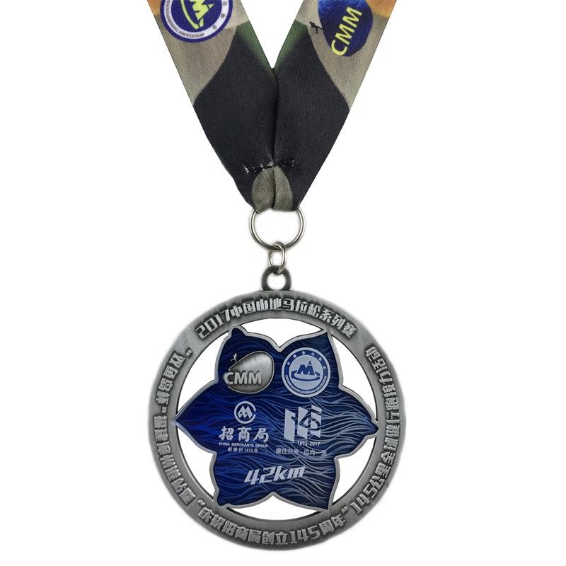 Vynikající kvalita vlastní kovové běžecké medaile pro maratónské sportovní události Soft Medamel Medallions