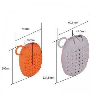 OFT mýdlová taška kryt ekologicky přátelské masáže oboustranné silikonové koupelové mýdla úložné pouzdro