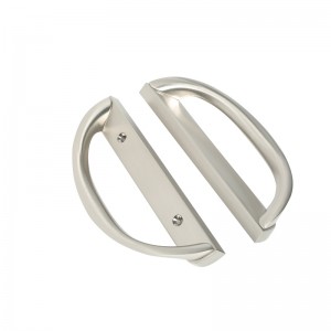 Posuvná sada kliky dveřína terase, tvar d,ne-klíč (hodí se 3-15/16 ”rozestupy díry)