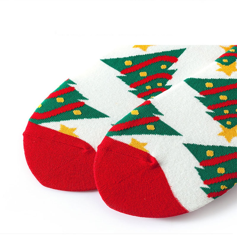 Zimní ponožky Vlastní bavlny teplé ponožky vánoční ženy ponožky posádky