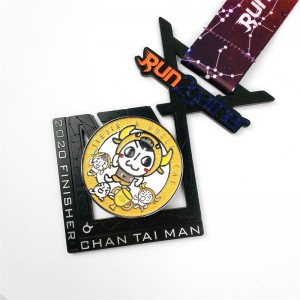 GAG velkoobchodní vlastní logo design kovové slitiny běží maraton sportovní čestná medaile