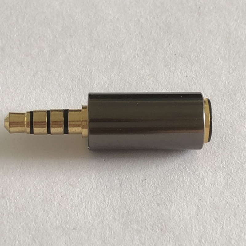 Třístupňová zásuvka pro sluchátka bez pájky 2,5 mm stereofonní zvuková zástrčkana kabel adaptéru terminálu 3P