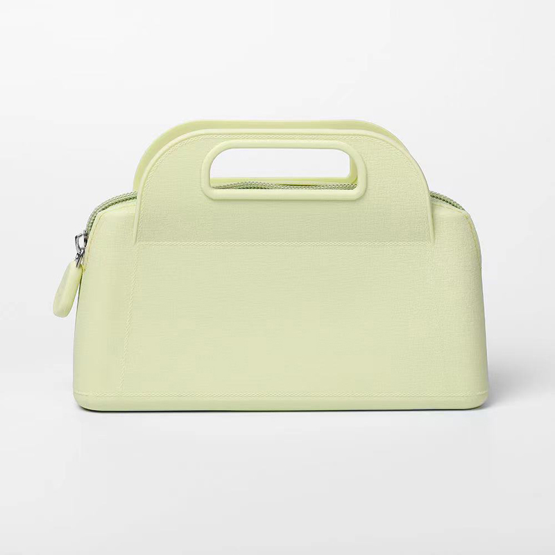 Vodotěsný křemíkový kabelku Vlastní módní matná barevná silikonová taškyna tote tašky Ravel Cosmetic Bag