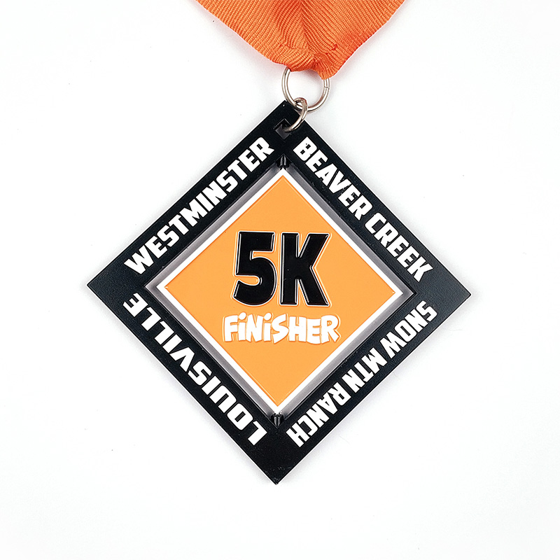 Přizpůsobená atletická spinningová medaile velkoobchodní medaile za cenu sportovního maratonu