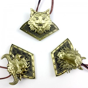 Uvolněná mosazná měkká smaltová barevná kovová mapa skládačka kombinace medaile