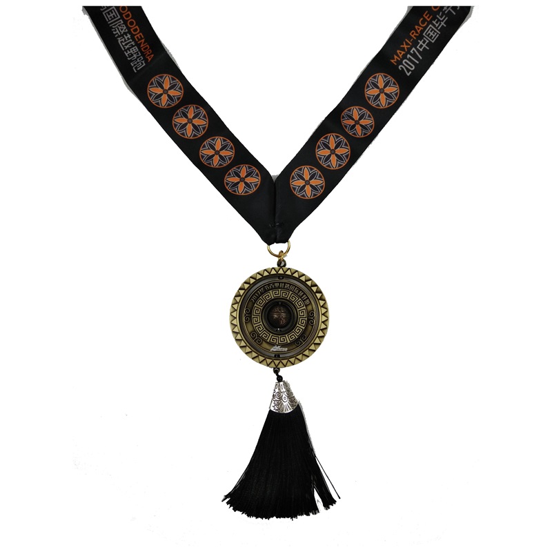 Přizpůsobte si zlaté stříbrné bronzové medaile Hanger Ukrajine League Jiu Jitsu Medaile držitelé medaile