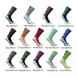 Vlastní designy Grip Socks Profesionální atletické středoplánové posádky fotbalové sporty fotbalové proti skluzu ponožky