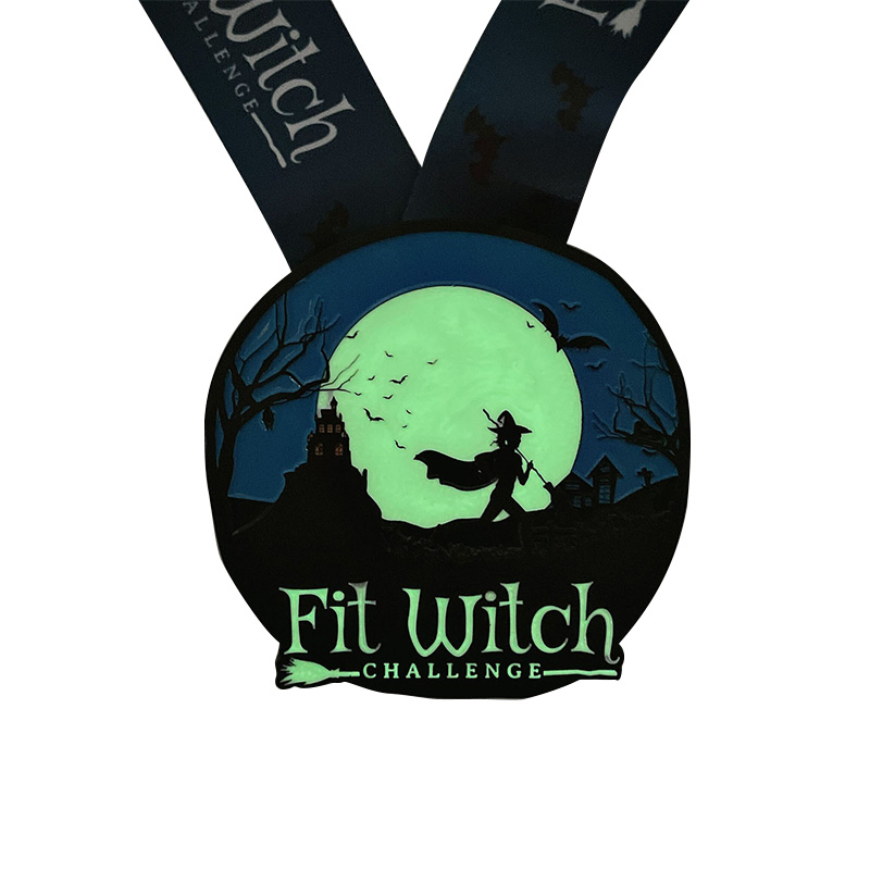 Vlastní halloween medaile halloween běh medailenoční běh medaile finišer medaile maratonové medaile