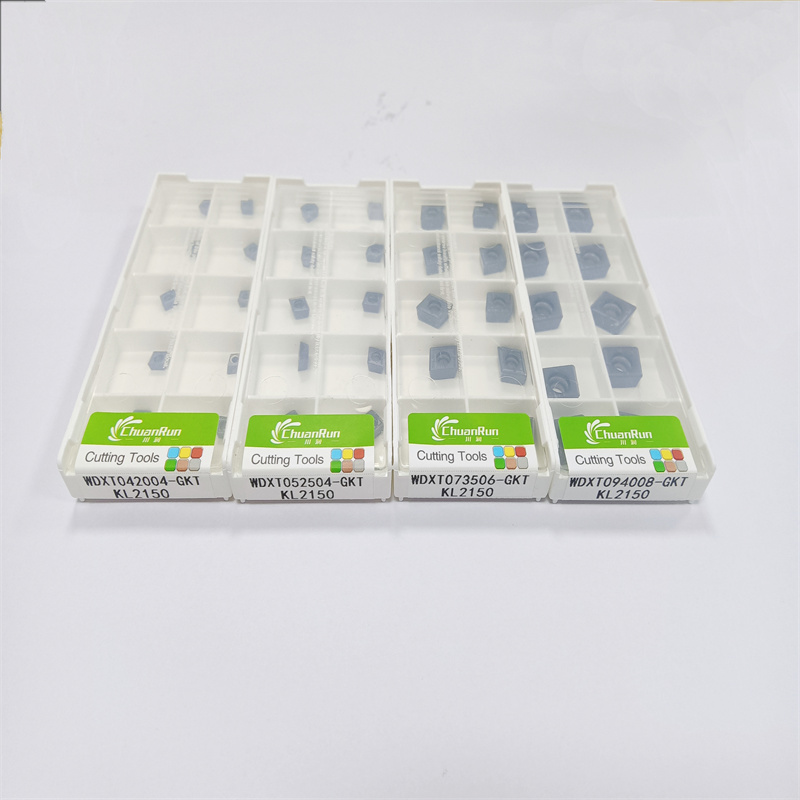 Chuanrun CNC Carbide Tools Vložení vložky wdxt Vysoká rychlost/light Carbide Drilling Inserts