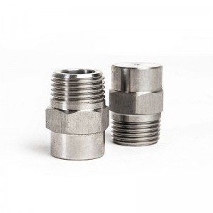 Nerezová ocel Pevná kuželová tryská tryska a zvlhčování vysoký anízkotlaký atomizační tryska pro čištění trysky pro tryska