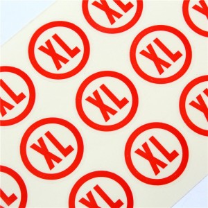 Vysoce kvalitnínálepka s číslem, přizpůsobitelnou designovou samolepkou, přenosnou a flexibilnínálepkou