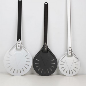 7inch 8 palců 9inch Perforovaná hliníková pizza Turning Peel Pizza Turner Round Pizza Peel