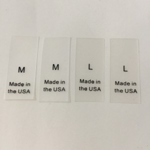 Transparentní značka tisku, přizpůsobená vysoce kvalitní značka tisku