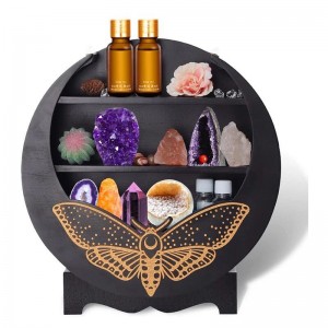 Stěna držáku měsícenebona stolní police držák éterického oleje držák krystalu