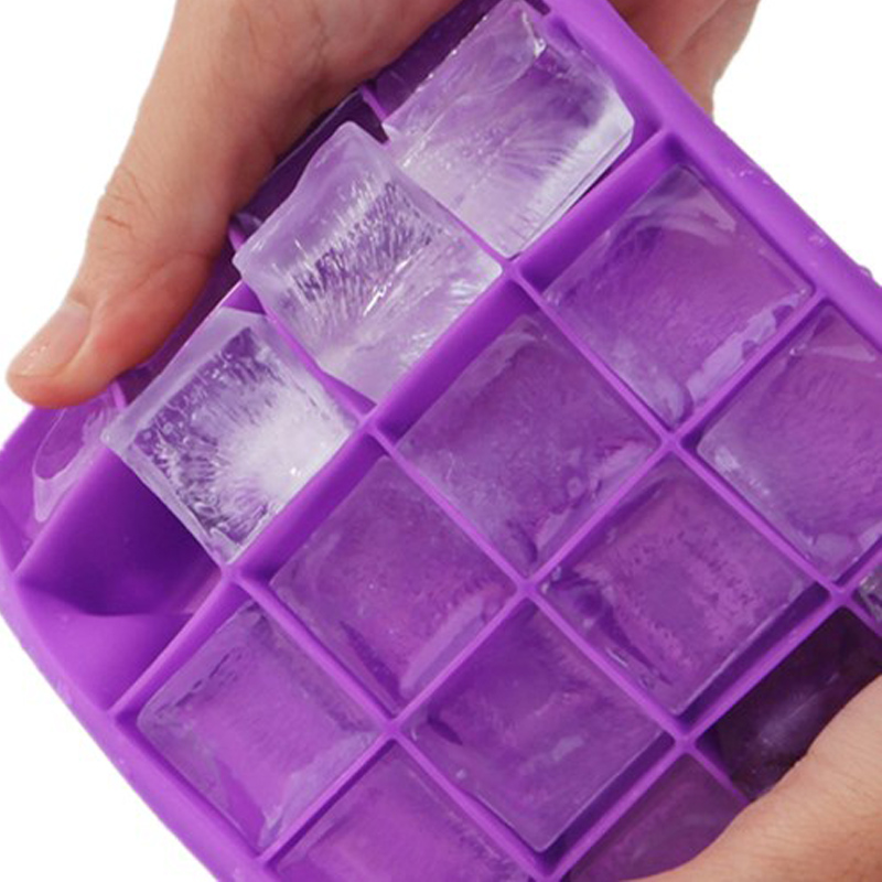 20 dutiny ledové krychle silikonové ledové kostky plísní potravinářský stupeň flexibilní silikonový ledová kostka plísně