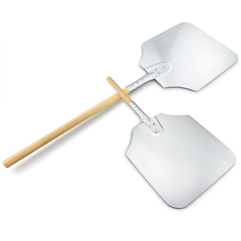 Dřevěná rukojeť 12nch/14inch/16inch hliníková pizza peel pizza lopata pizza pizza pádlo pizza